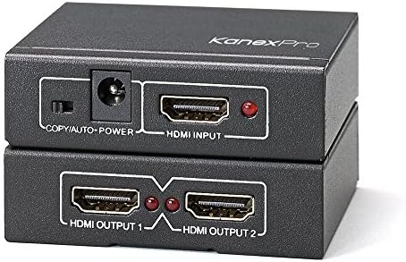 Kanex Про SP-HD1X24K 4K HDMI 2-Порта Splitter,ЦРНА
