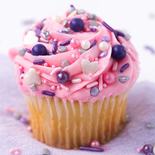 Sprinkles - Срце Sprinkles Торта Sprinkles - Глутен-Слободен Sprinkles за Печење - Cupcake и Торта Topper - Посипете Микс - Слатки